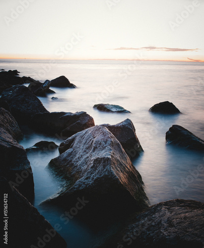 rocks and cliff in the ocean