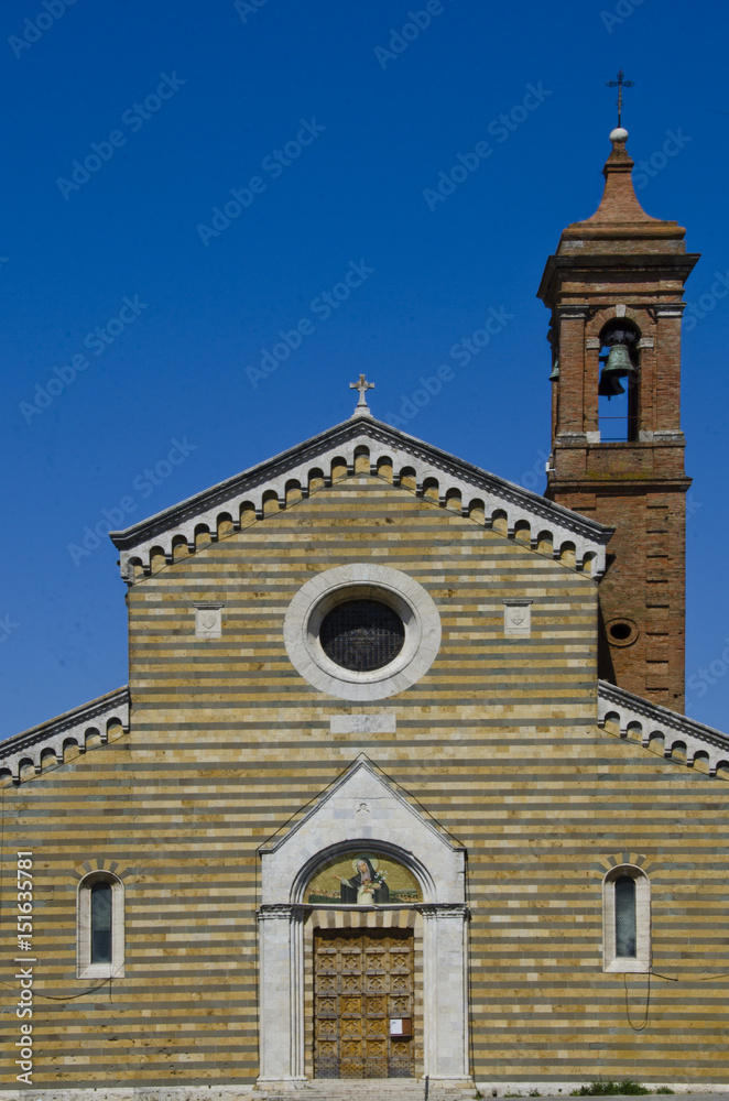 Sant Agnese Church in Montepulciano, Italy