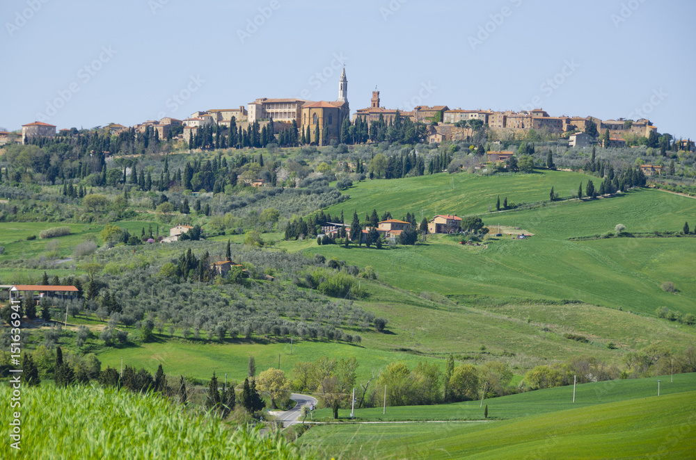 Naklejka premium Pienza, Italy