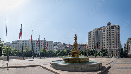 Plaza de la Constituicion (Constitution Square) - Santiago, Chile photo