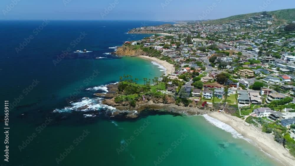 Aerial Video of Laguna Beach Shows Cove