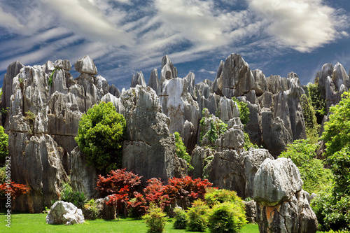 The Stone Forest in the Yunnan Province in China