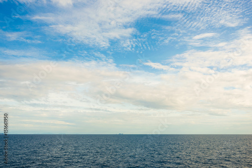 Andaman sea with blue sky in morning