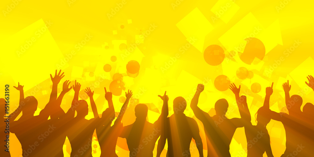 Fototapeta premium Young People Dancing
