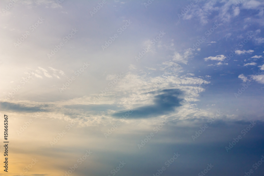 Clouds sky background