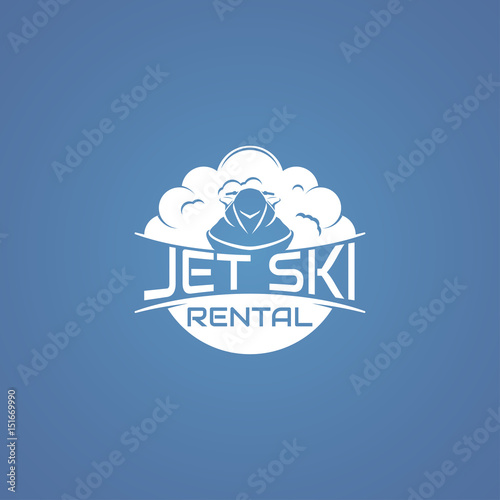 Logo jet ski, scooter