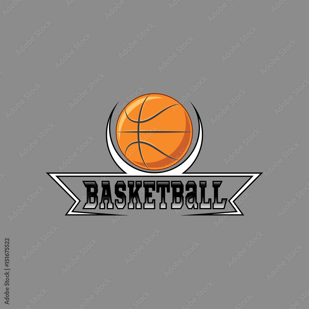 basketball logo for the team and the cup