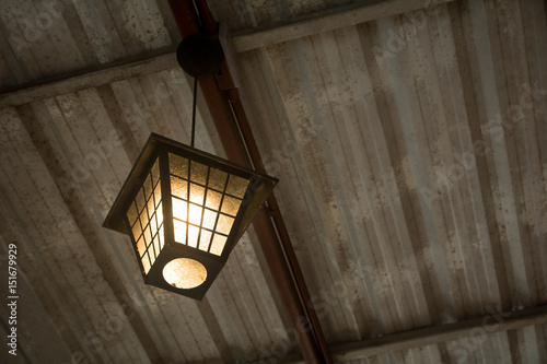 Lighting lamp under the ceiling