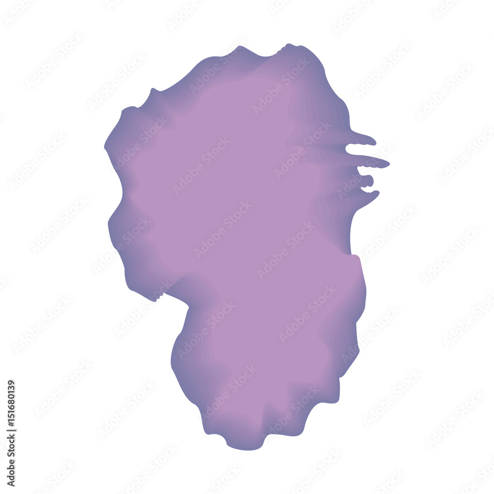 watercolor abstract stain with splashes modern creative vector illustration