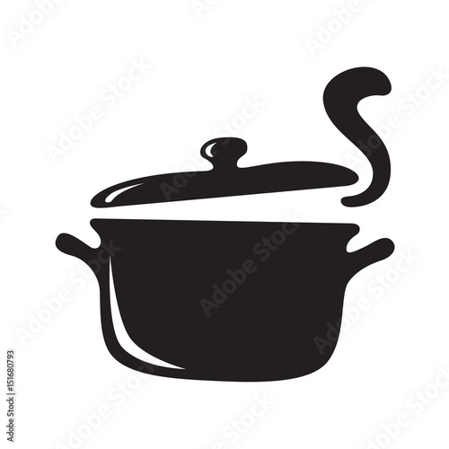 hand draw hot pot, vector