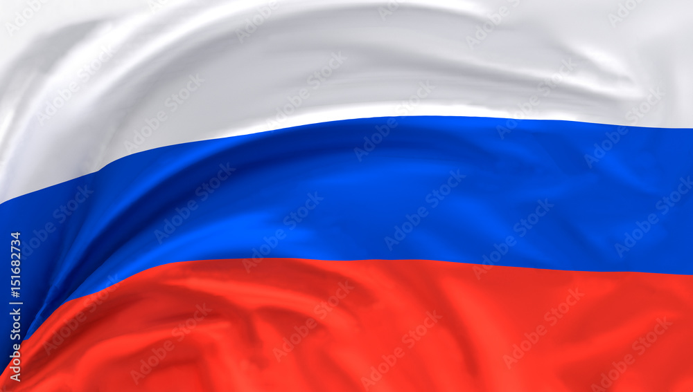 flag of Russia 3d rendering background flag of Russia 3d rendering background