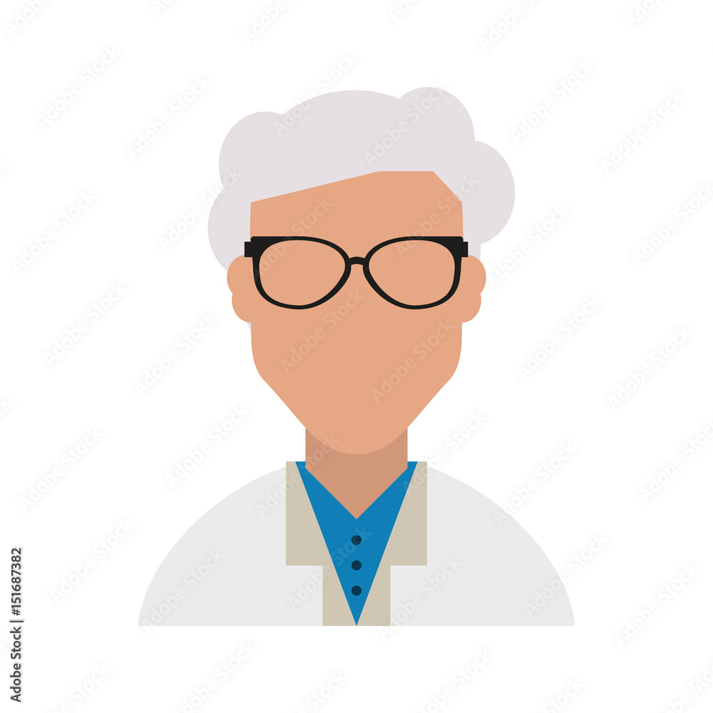 male medical doctor icon image vector illustration design 