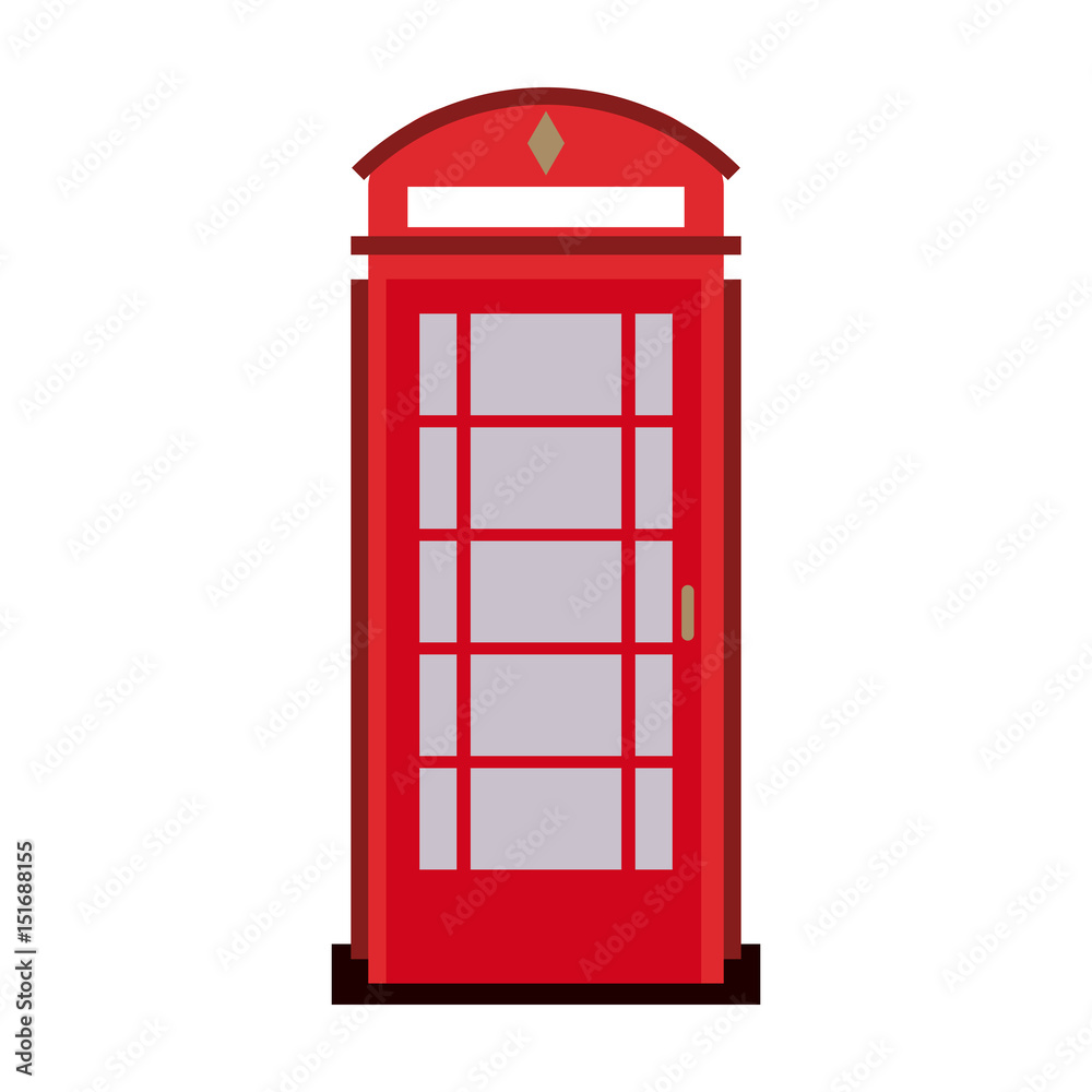 london phone booth icon image vector illustration design london phone booth icon image vector illustration design