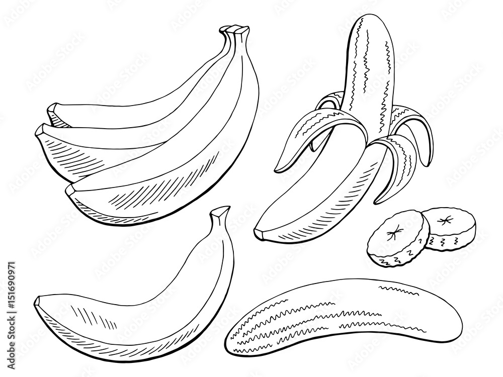 Banana fruit plant food. AI | Premium Photo Illustration - rawpixel
