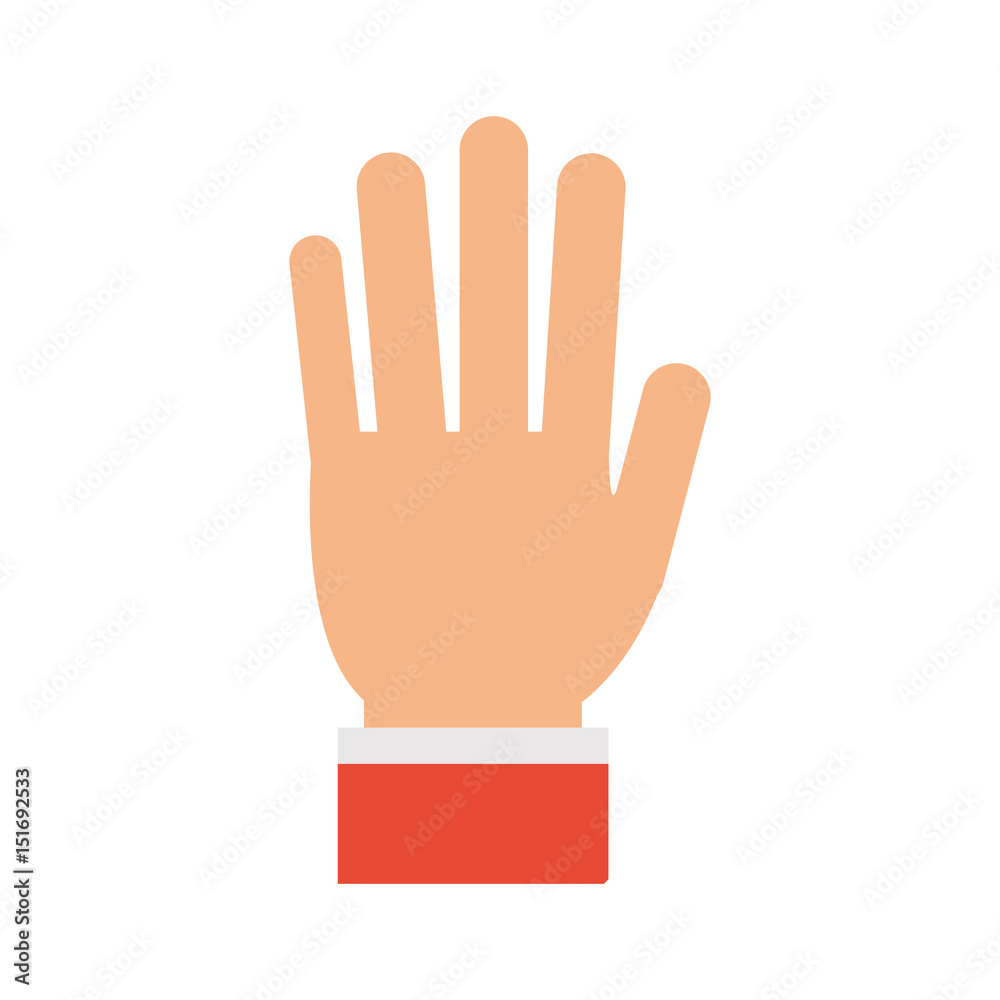 open hand gesture icon image vector illustration design open hand gesture icon image vector illustration design