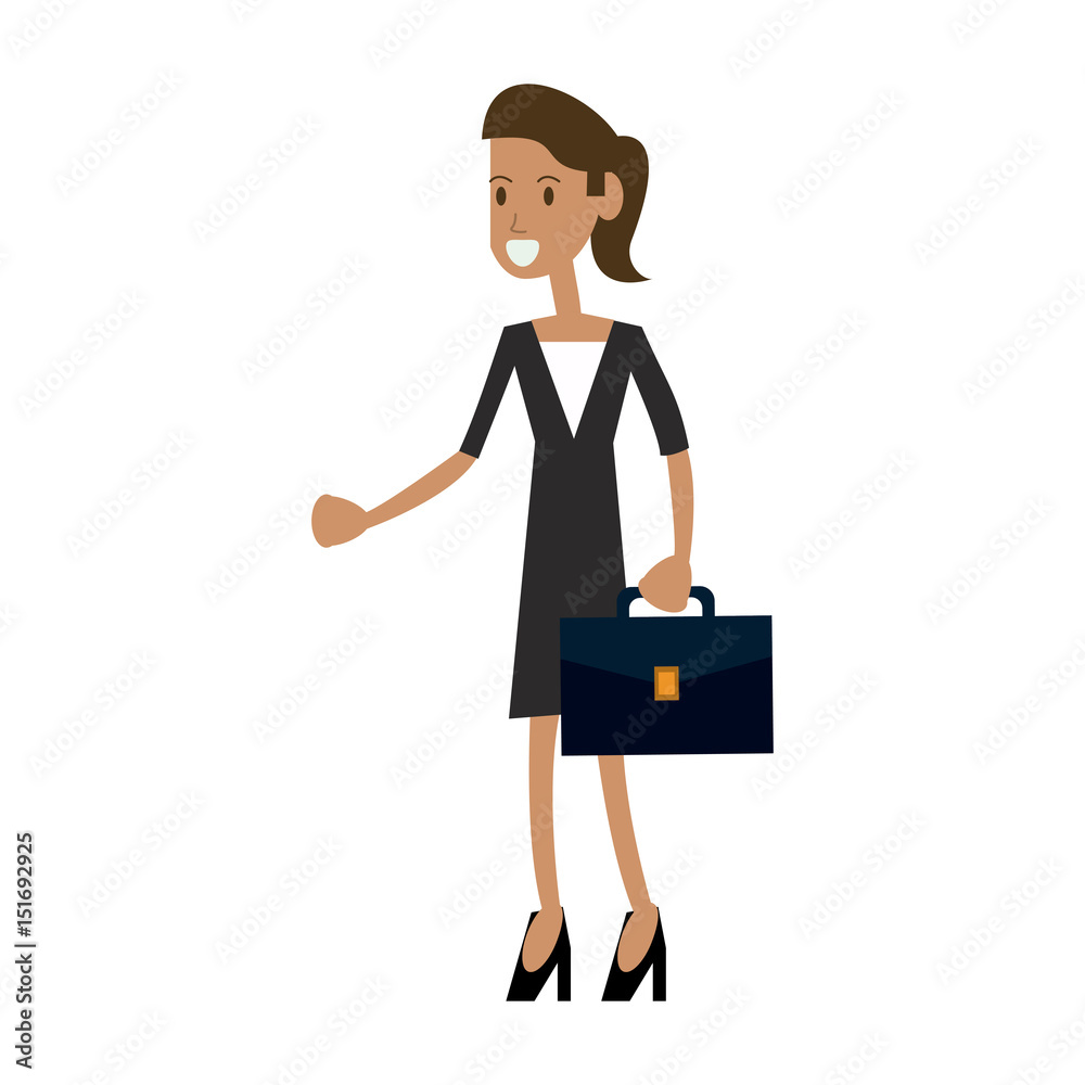 happy business woman icon image vector illustration design happy business woman icon image vector illustration design