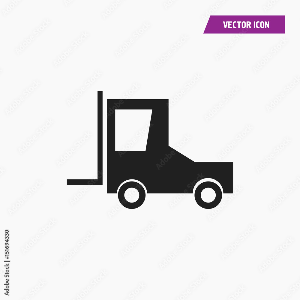 Vecteur Stock Truck icon vector. Delivery van, service concept