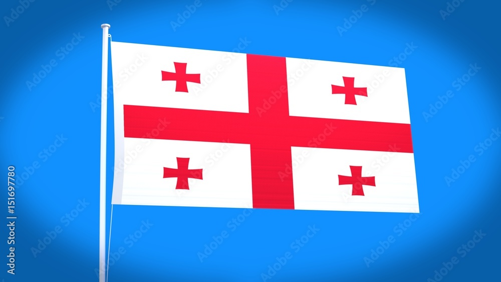 the national flag of Georgia