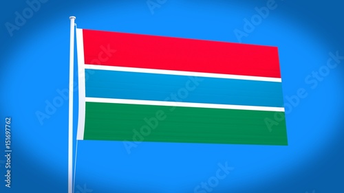 Free Download the national flag of Gambia - GFXLoad