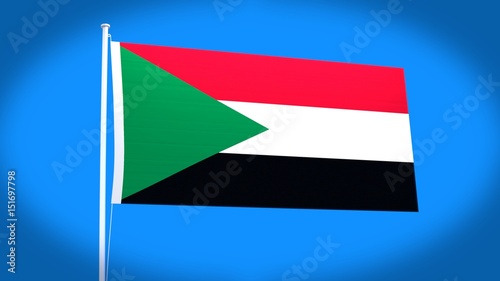 Free Download the national flag of Sudan - GFXLoad