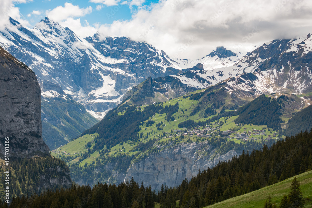 Fototapeta premium Murren, Switzerland