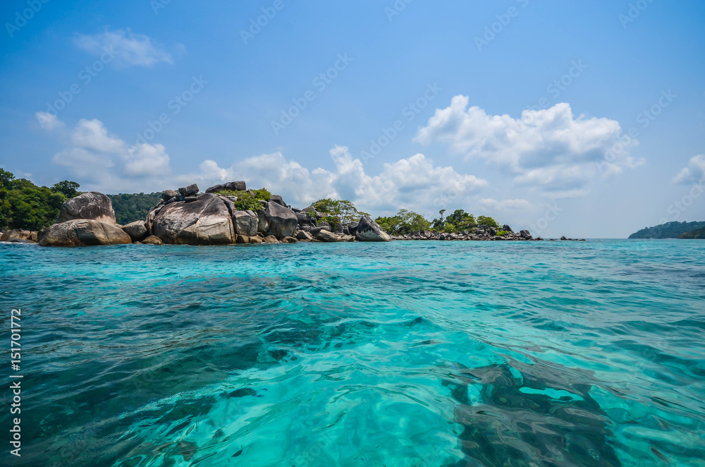 Beautiful sky and blue sea in Lipe Thailand - Landscape