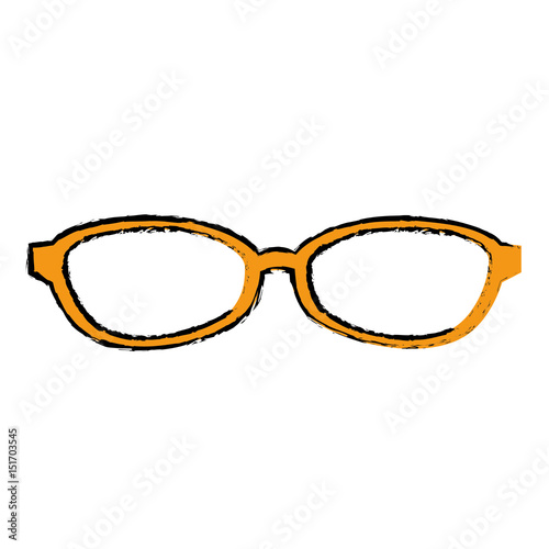 Vintage fashion glasses icon vector illustration graphic design