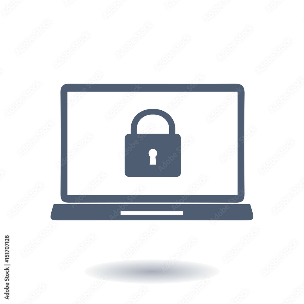 Internet security concept icon. Identification and protection symbol. Internet security concept icon. Identification and protection symbol.
