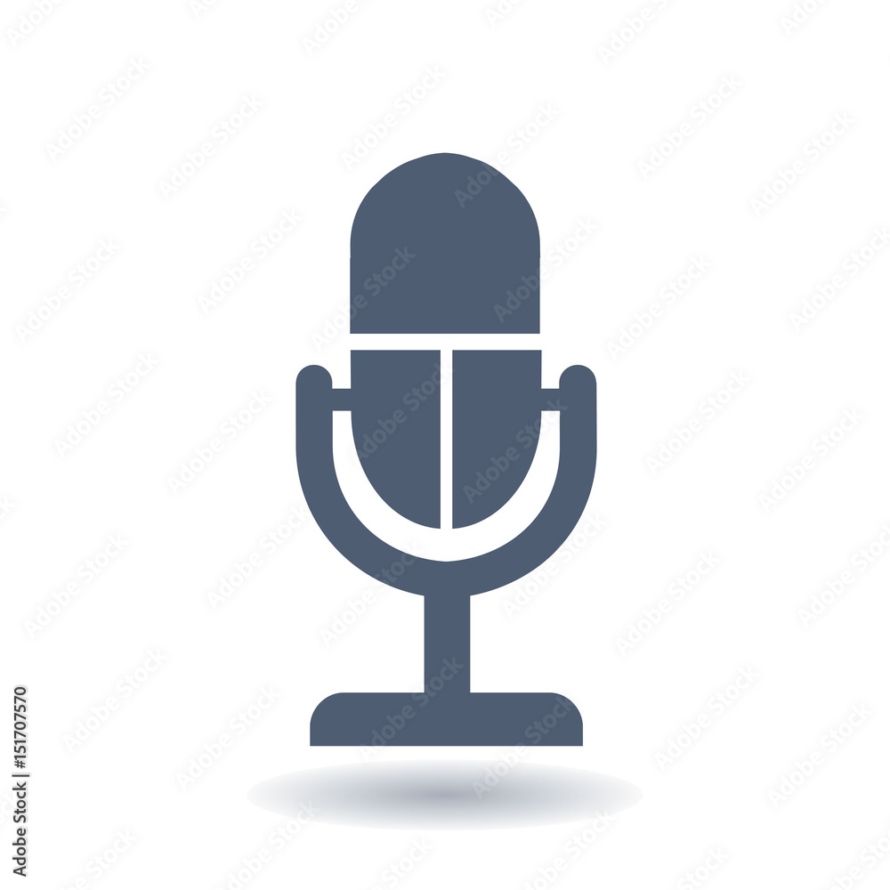 Speaker icon. Live music sign. Flat design style. Speaker icon. Live music sign. Flat design style.