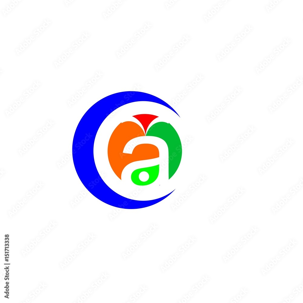 Fototapeta premium letter a logo vector