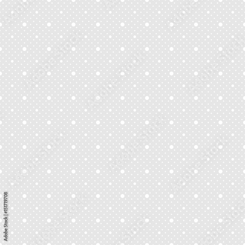 Gray #Seamless vector polka dot pattern