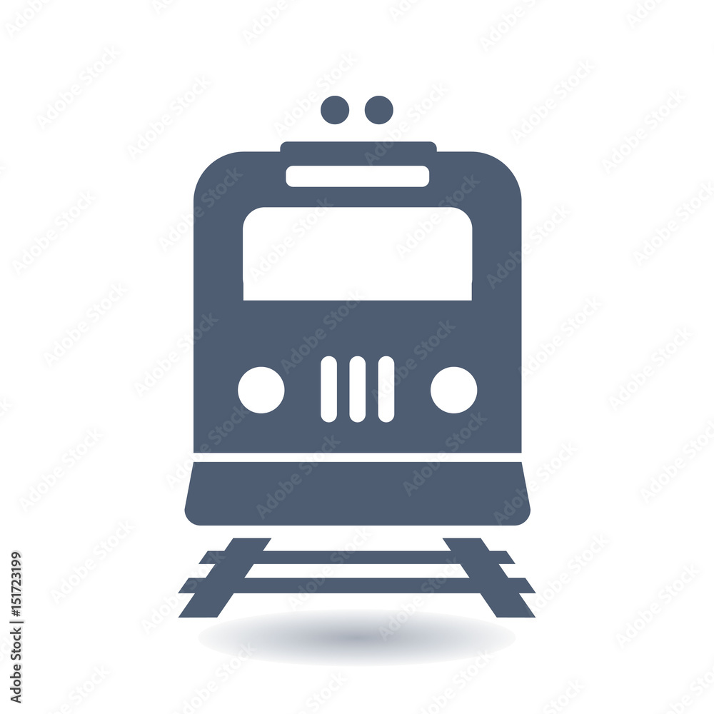 Train icon. Metro symbol. Railway station sign. Train icon. Metro symbol. Railway station sign.