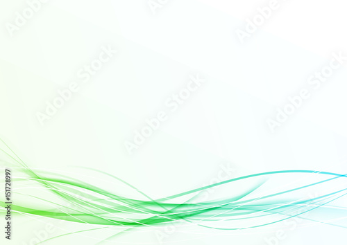Bright fresh abstract futuristic modern lines layout