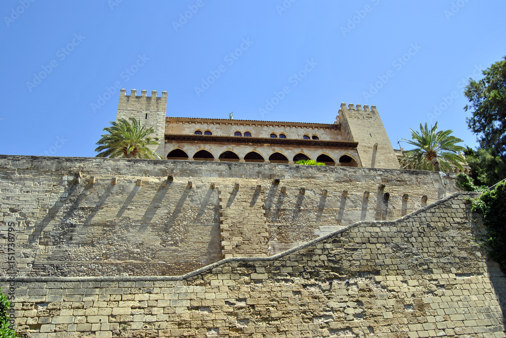Fototapeta premium Seitenaufgang Kathedrale Palma de Mallorca