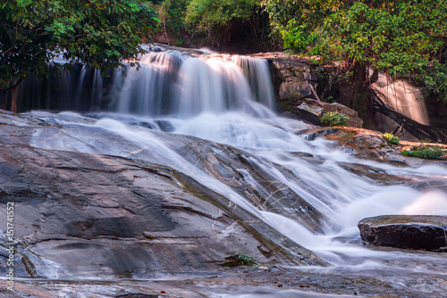 Huay saai leung waterfall in rain forest at Doi Inthanon National park in Chiang Mai ,Thailand

 photo