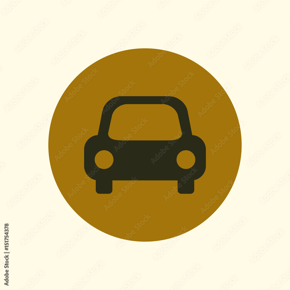 Transport icon. Car sign. Delivery transport symbol.