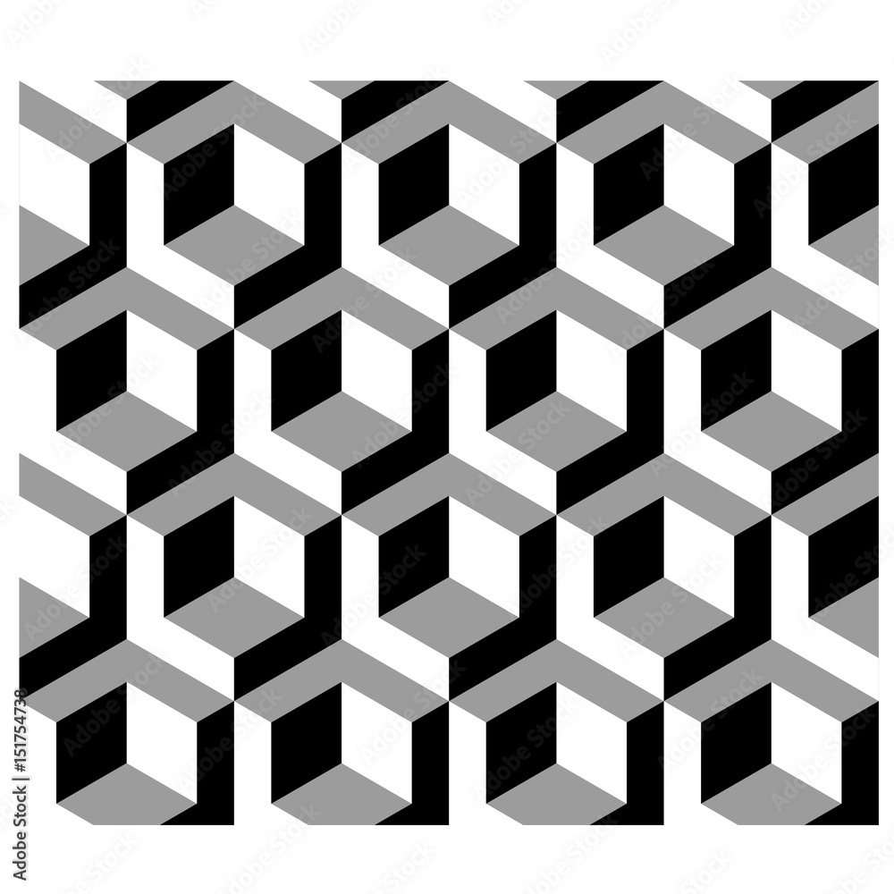 3D architectural corners seamless background
