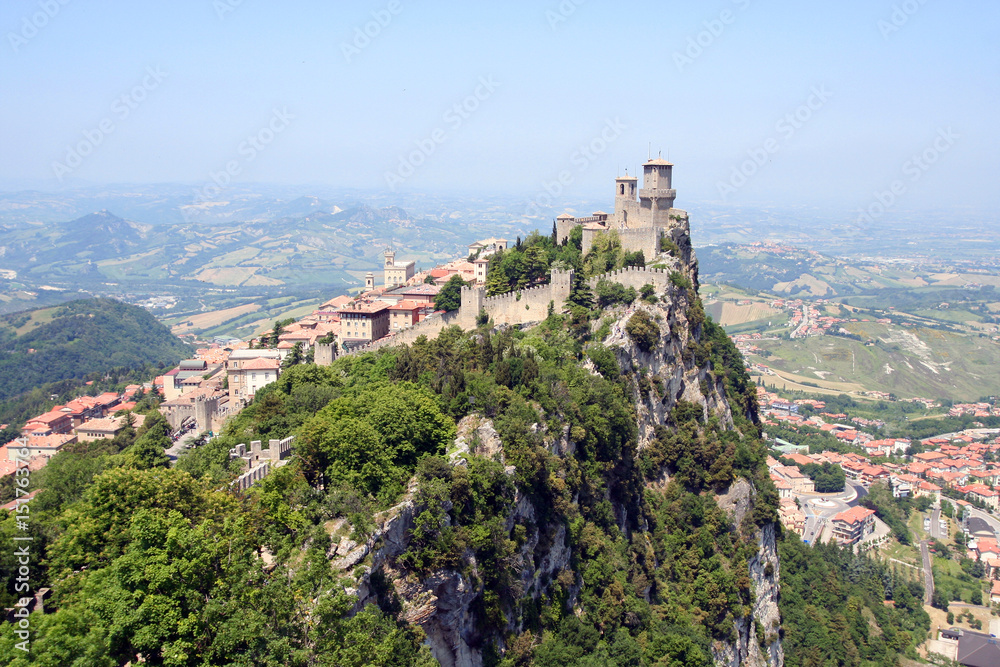 San Marino Monte Titano Italy