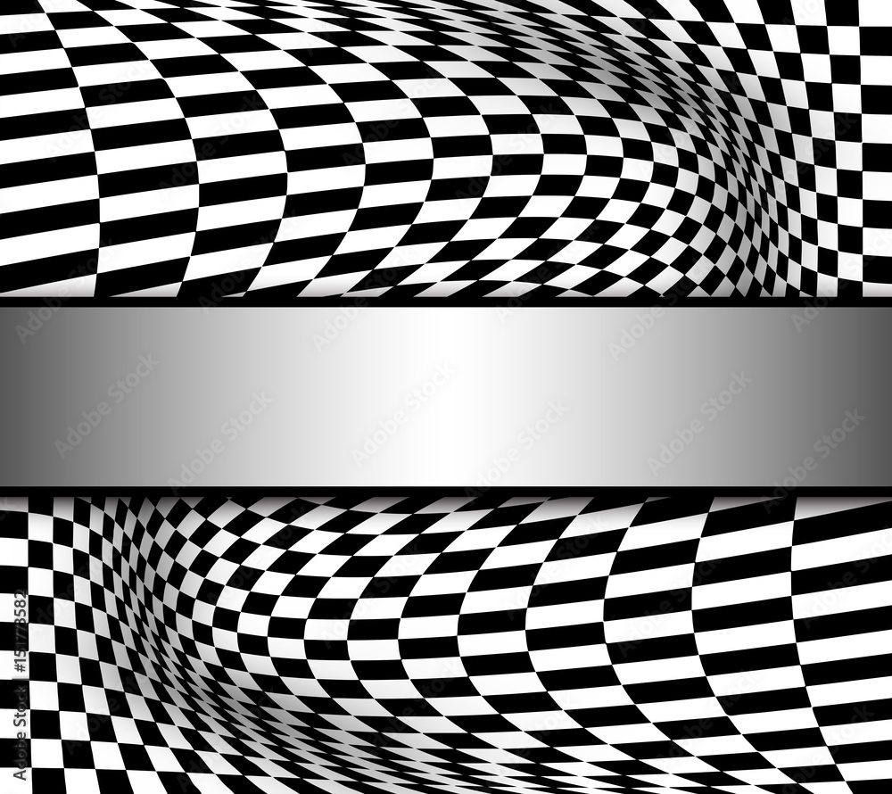 Abstract background 3D black and white checkered pattern Stock Vector ...