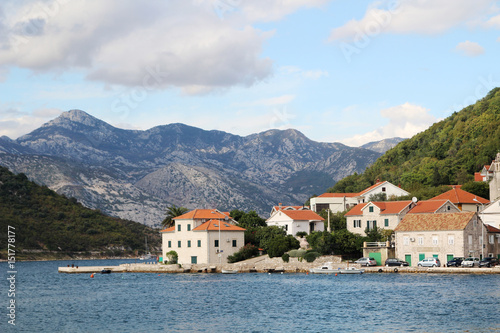 Kotor Bay view from ferry, Montenegro  © nastyakamysheva