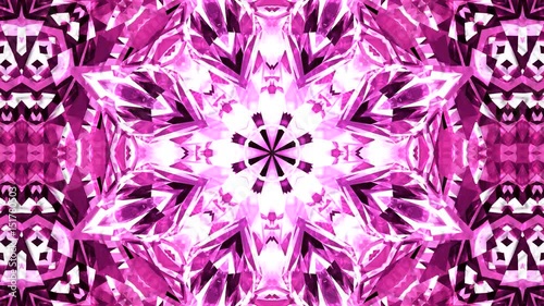 Meditation Mandala Kaleidoskop violett
