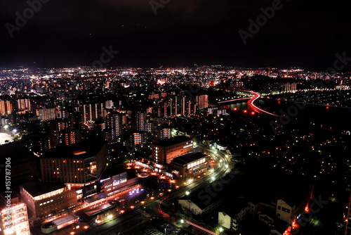 Wallpaper Mural 福岡タワーからの夜景 Torontodigital.ca