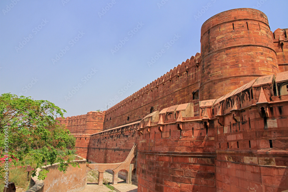 Red Fort, Agra, Delhi, India