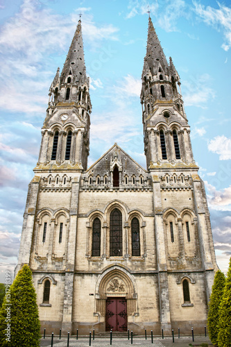 Eglise de la Sainte Trinité. Machecoul, Loire atlantique. Pays de Loire