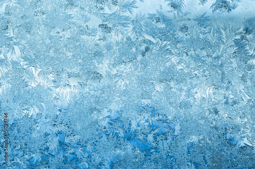 Frosty Glass Ice Background, Natural Pattern. Winter Abstract Backdrop