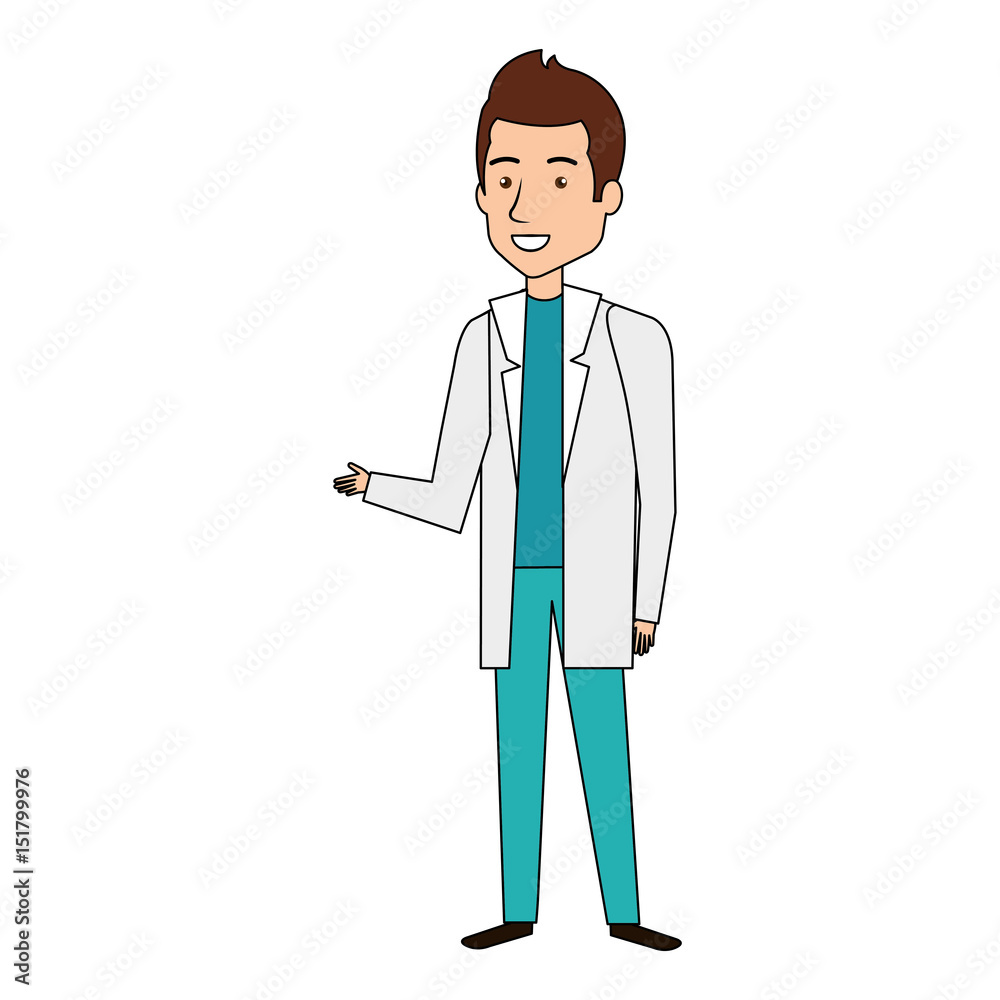 Male doctor avatar character vector illustration design Male doctor avatar character vector illustration design