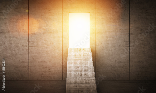 hole in the wall staircase light