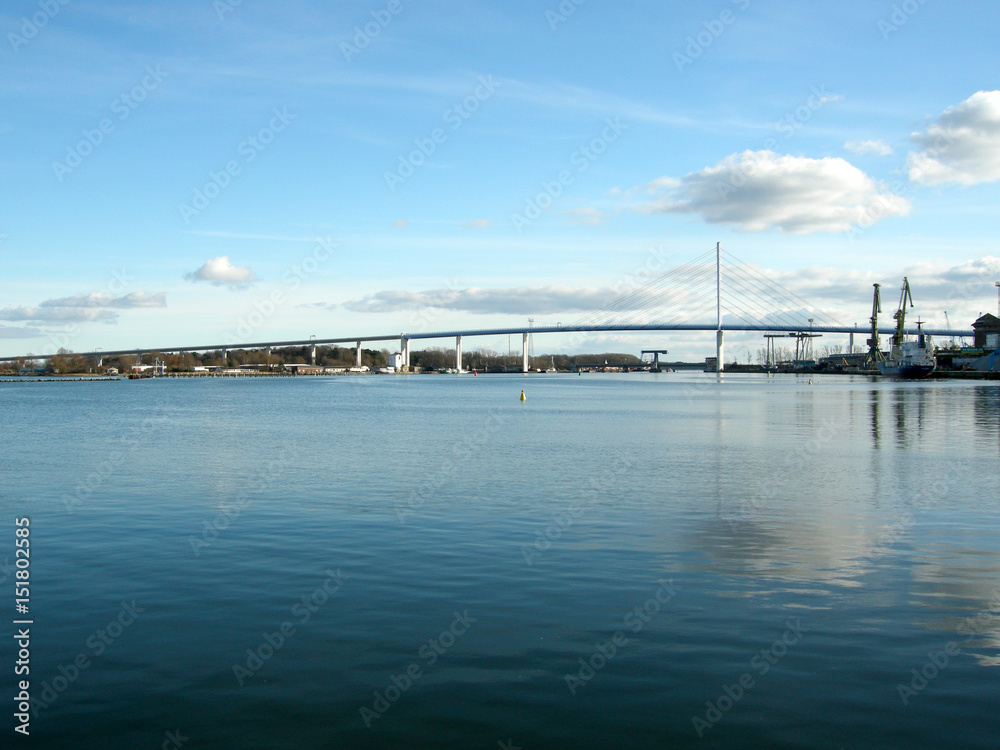 Rügenbrücke Stralsund zur Insel Rügen