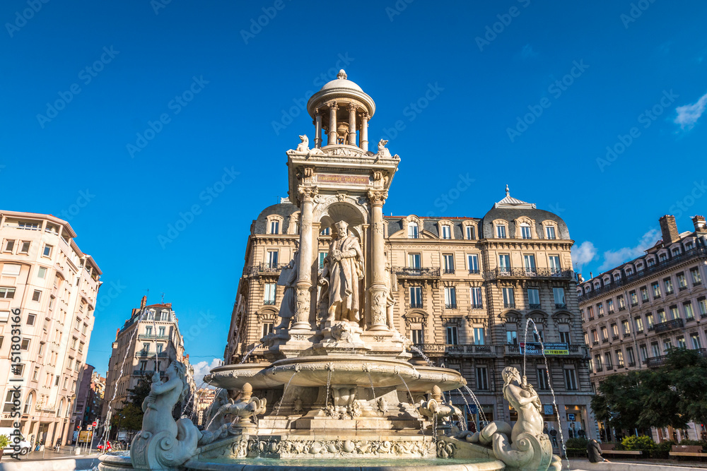 Place des Jacobins in Lyon France