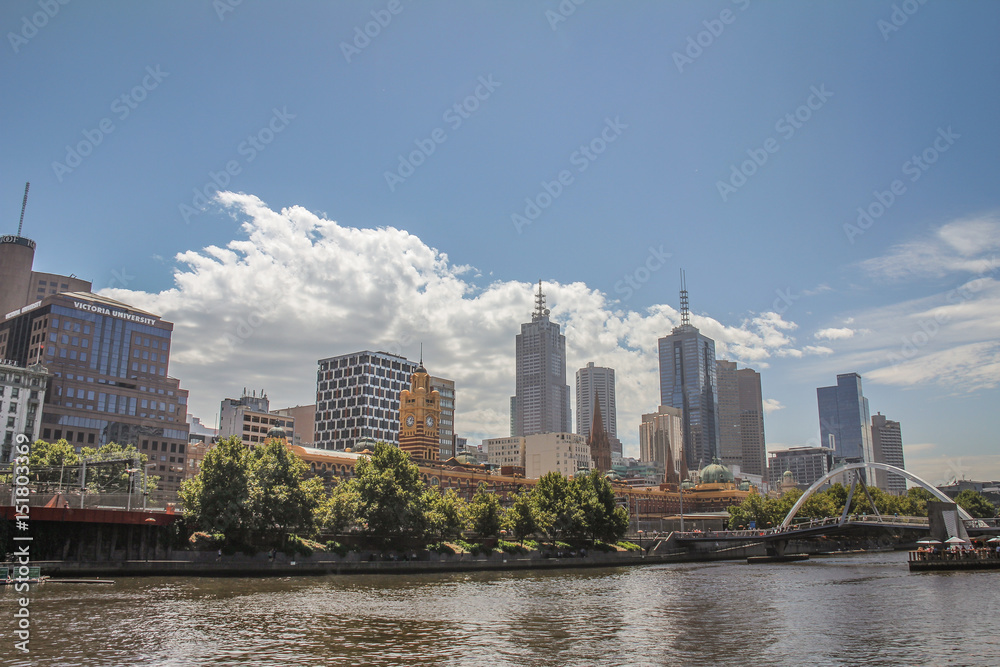 Skyline of Melbourne Australia